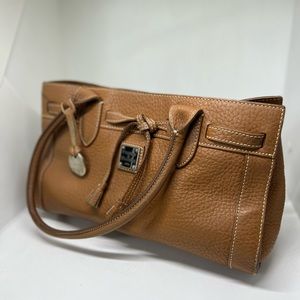 DOONEY AND BOURKE💥RARE-VINTAGE💥Brown Pebble Leather Hand Bag